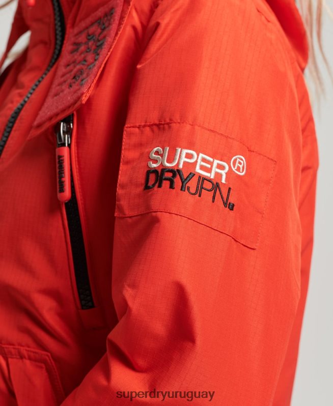 uy Superdry mujer chaqueta cortavientos mountain sd rojo DT2N8Z3554 ropa