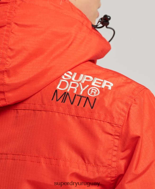 uy Superdry mujer chaqueta cortavientos mountain sd rojo DT2N8Z3554 ropa