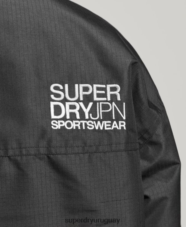 uy Superdry mujer chaqueta cortavientos sd negro DT2N8Z3557 ropa