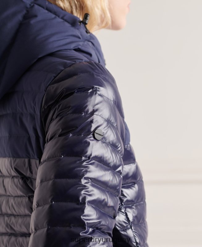 uy Superdry mujer chaqueta de plumas con núcleo en contraste de studios Armada DT2N8Z5635 ropa
