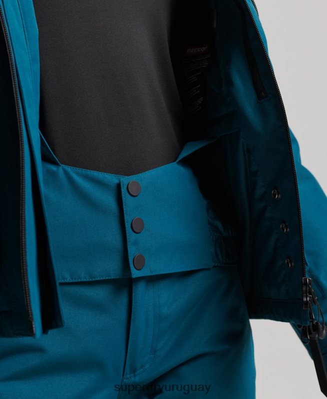 uy Superdry mujer chaqueta de rescate definitiva turquesa DT2N8Z6549 ropa