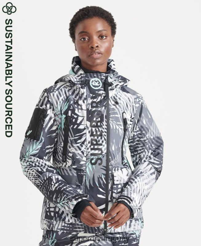 uy Superdry mujer chaqueta de rescate definitiva verde DT2N8Z5528 ropa