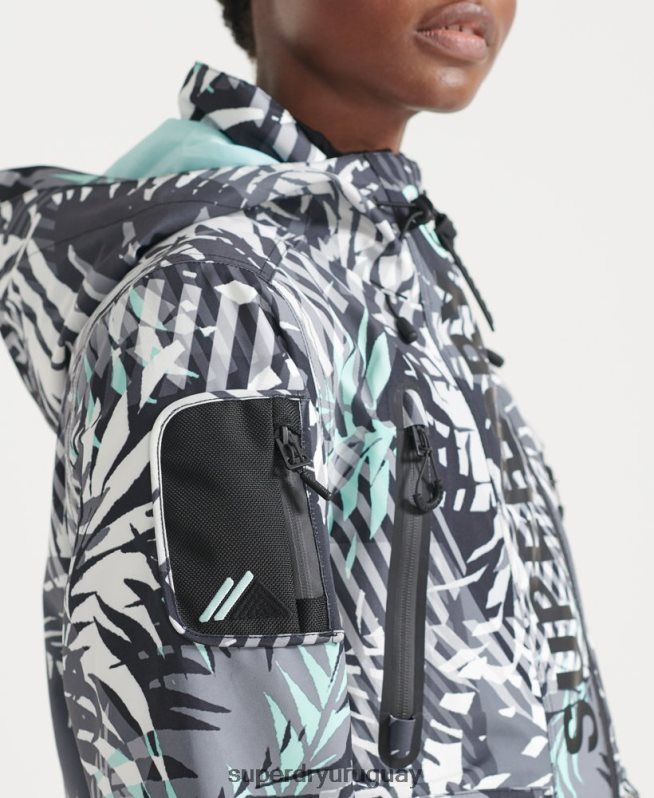uy Superdry mujer chaqueta de rescate definitiva verde DT2N8Z5528 ropa