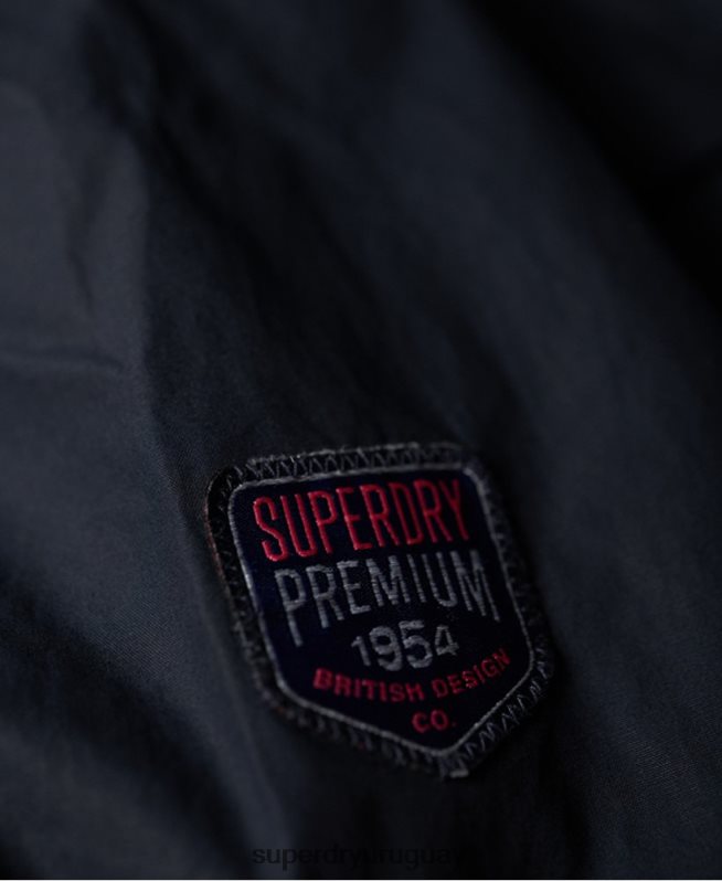 uy Superdry mujer chaqueta de trial cuatro bolsillos Armada DT2N8Z3860 ropa