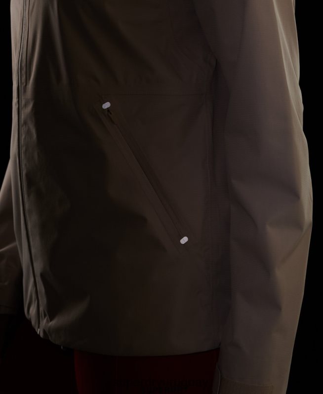uy Superdry mujer chaqueta impermeable beige DT2N8Z5616 ropa