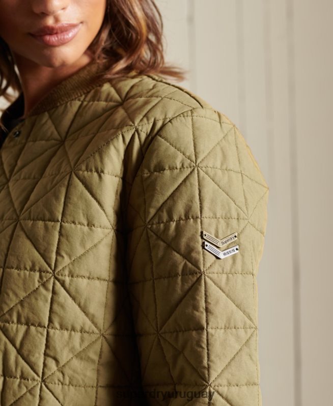 uy Superdry mujer chaqueta interior broncearse DT2N8Z5732 ropa