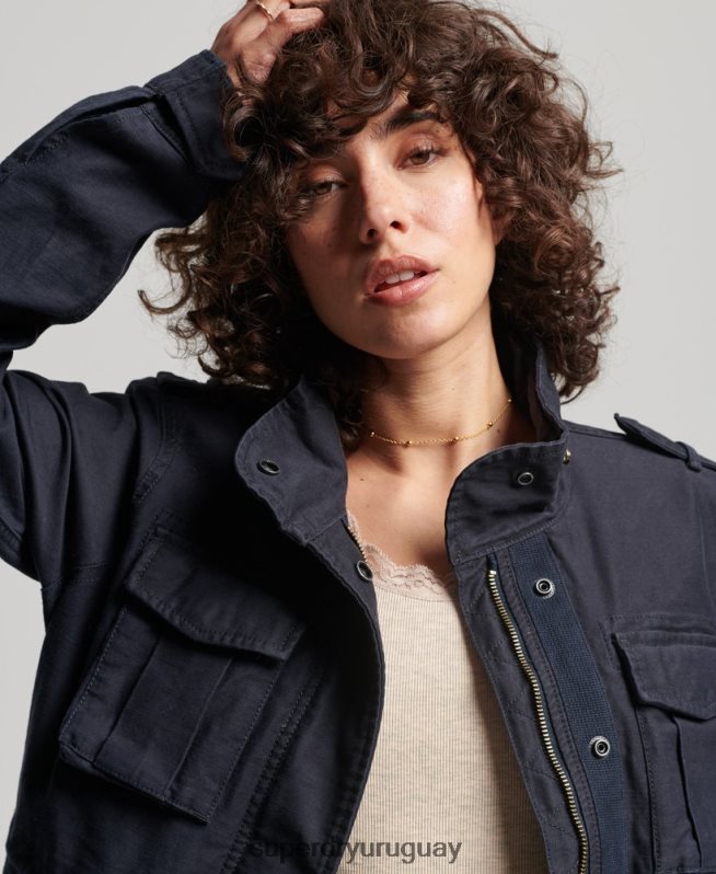 uy Superdry mujer chaqueta m65 antigua Armada DT2N8Z3520 ropa