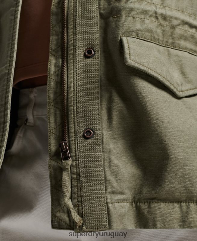 uy Superdry mujer chaqueta m65 antigua verde DT2N8Z1992 ropa