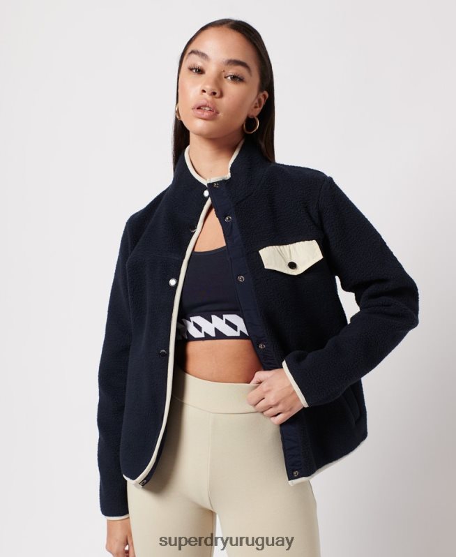 uy Superdry mujer chaqueta polar de expedición Armada DT2N8Z6056 ropa