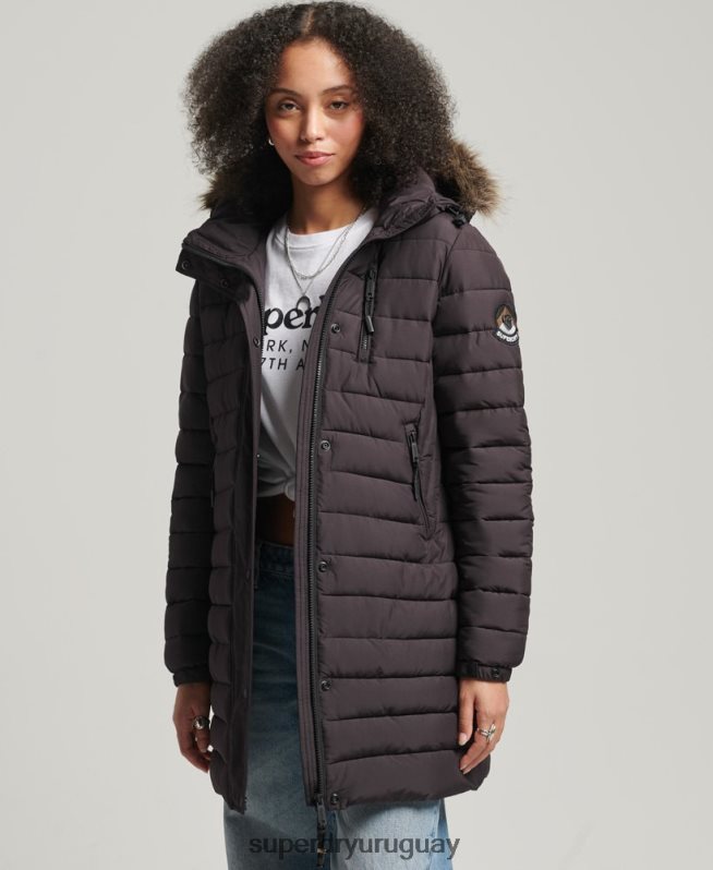 uy Superdry mujer chaqueta súper fuji púrpura DT2N8Z3656 ropa