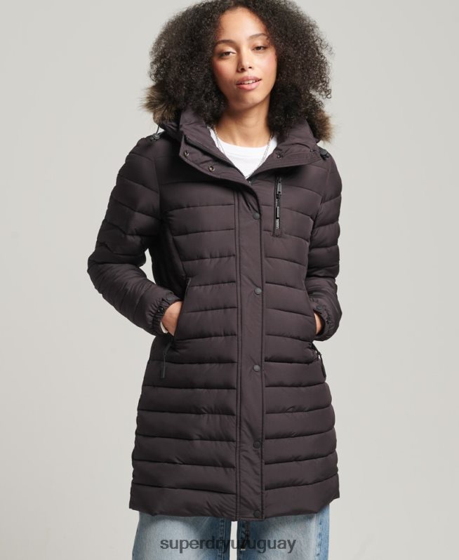 uy Superdry mujer chaqueta súper fuji púrpura DT2N8Z3656 ropa