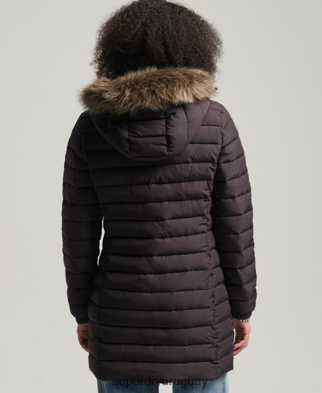 uy Superdry mujer chaqueta súper fuji púrpura DT2N8Z3656 ropa