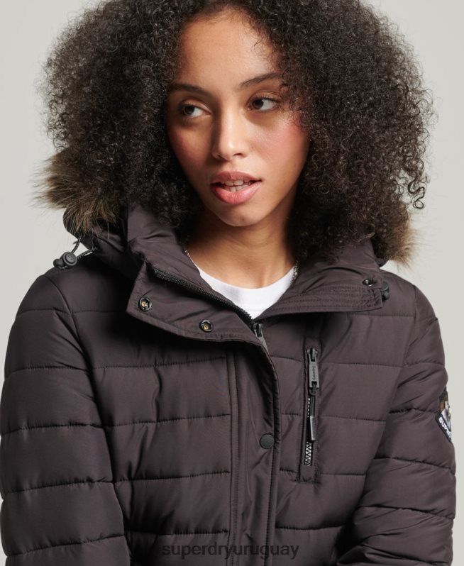 uy Superdry mujer chaqueta súper fuji púrpura DT2N8Z3656 ropa