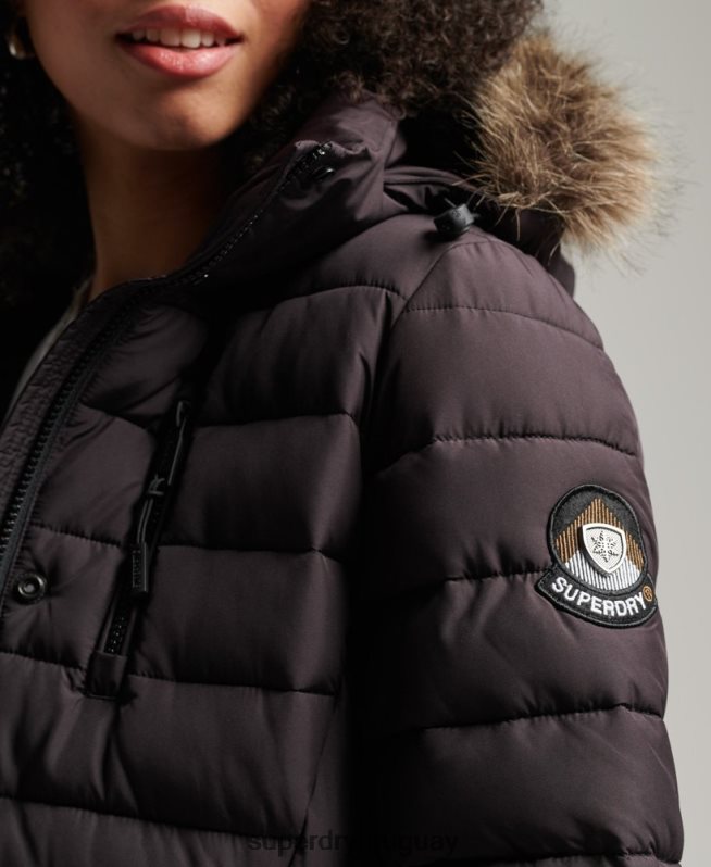uy Superdry mujer chaqueta súper fuji púrpura DT2N8Z3656 ropa