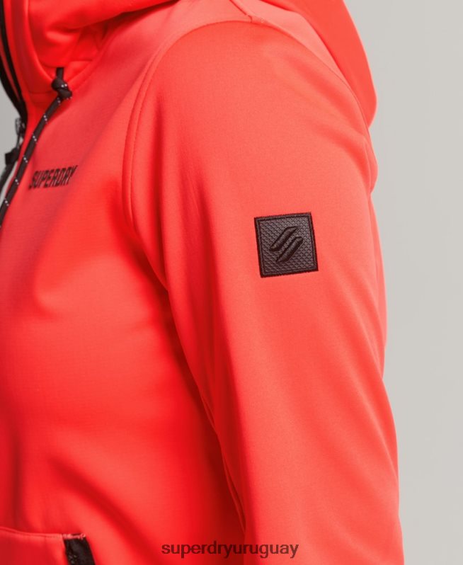 uy Superdry mujer chaqueta softshell de tecnología coral DT2N8Z5597 ropa