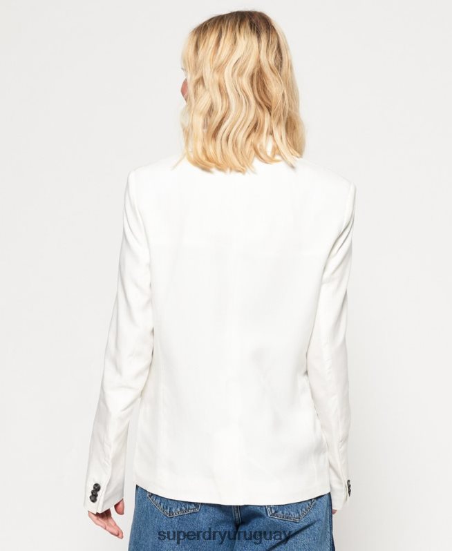 uy Superdry mujer chaqueta superlativa blanco DT2N8Z3859 ropa