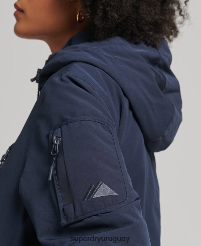 uy Superdry mujer cortavientos con capucha ultimate sd Armada DT2N8Z3587 ropa