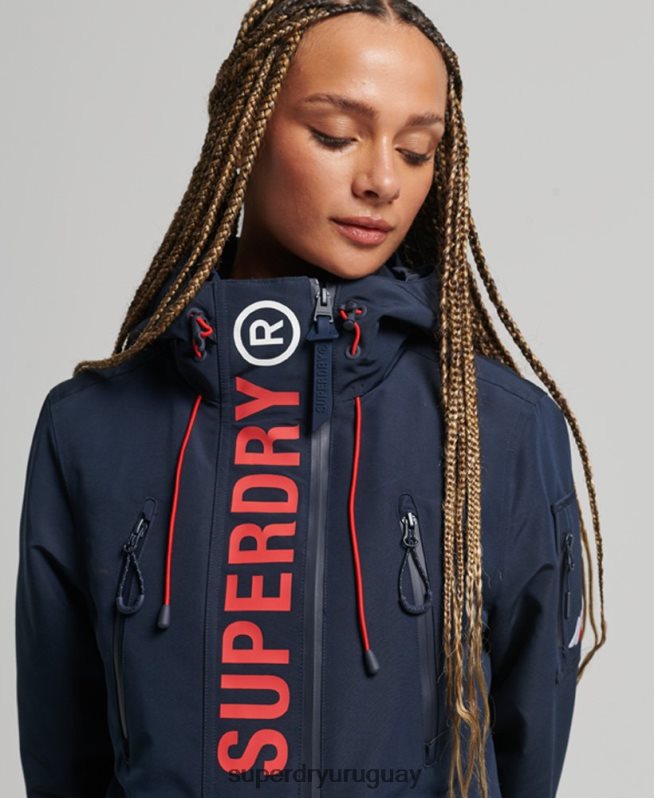 uy Superdry mujer cortavientos con capucha ultimate sd Armada DT2N8Z3738 ropa
