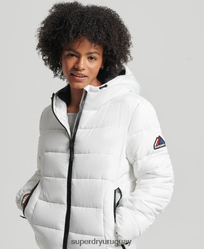 uy Superdry mujer espíritu deportivo globo blanco DT2N8Z5556 ropa