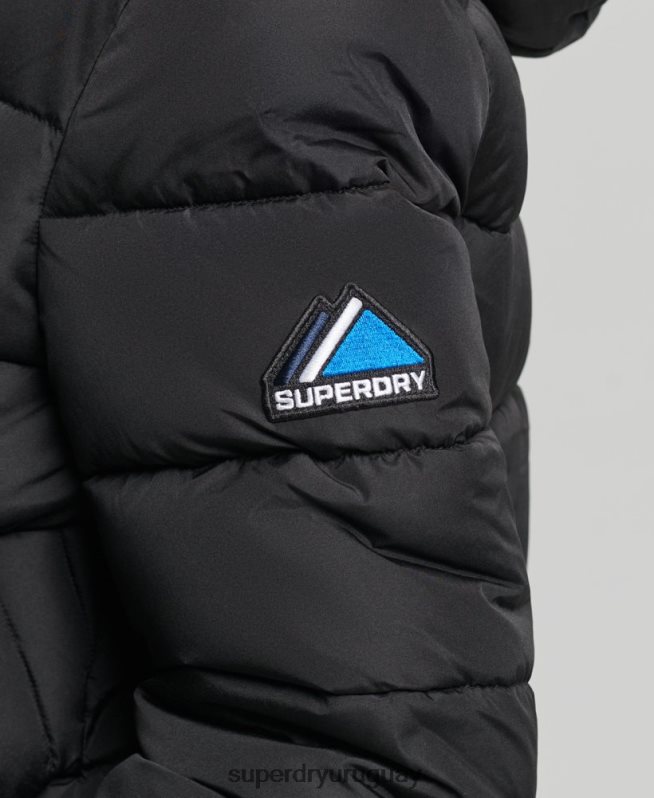 uy Superdry mujer espíritu deportivo globo negro DT2N8Z5450 ropa