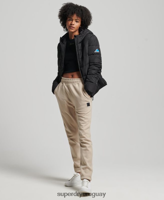 uy Superdry mujer espíritu deportivo globo negro DT2N8Z5450 ropa