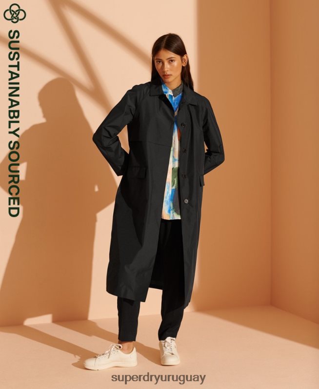 uy Superdry mujer mac tecnológico de edición limitada negro DT2N8Z3843 ropa