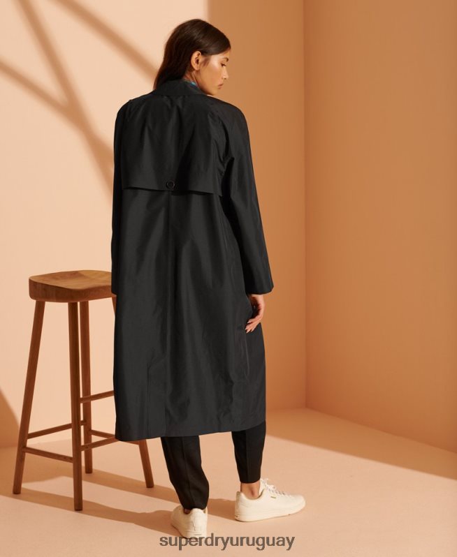 uy Superdry mujer mac tecnológico de edición limitada negro DT2N8Z3843 ropa
