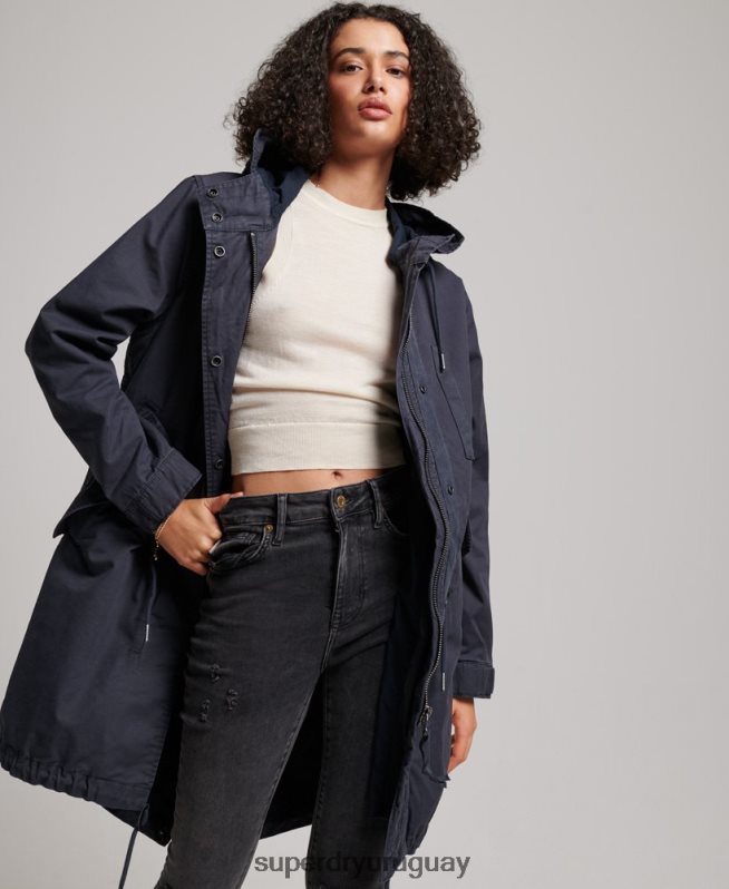 uy Superdry mujer parka de campo vintage Armada DT2N8Z2163 ropa