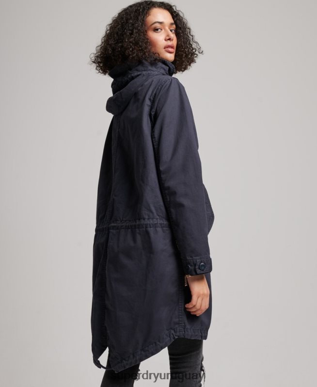 uy Superdry mujer parka de campo vintage Armada DT2N8Z2163 ropa