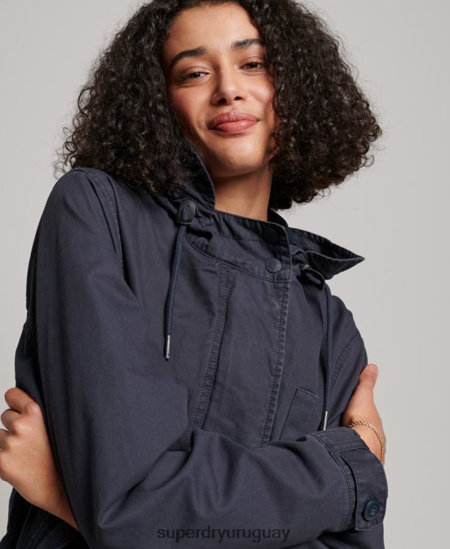 uy Superdry mujer parka de campo vintage Armada DT2N8Z2163 ropa