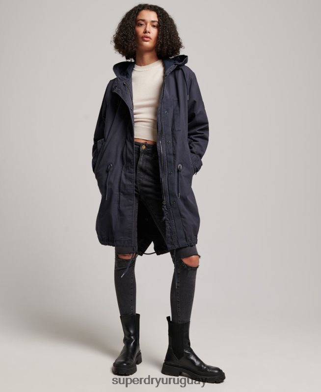 uy Superdry mujer parka de campo vintage Armada DT2N8Z2163 ropa