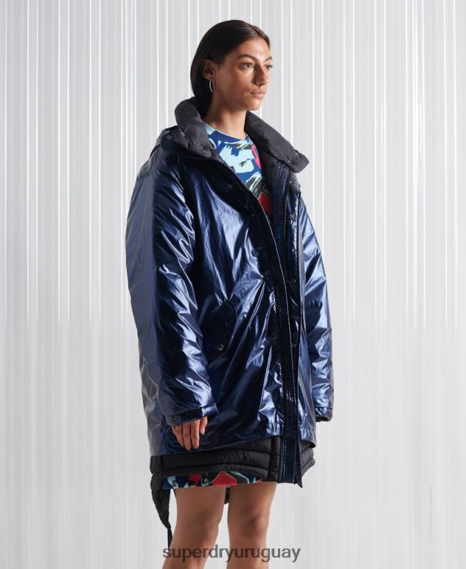 uy Superdry mujer parka doble sdx de edición limitada Armada DT2N8Z1192 ropa