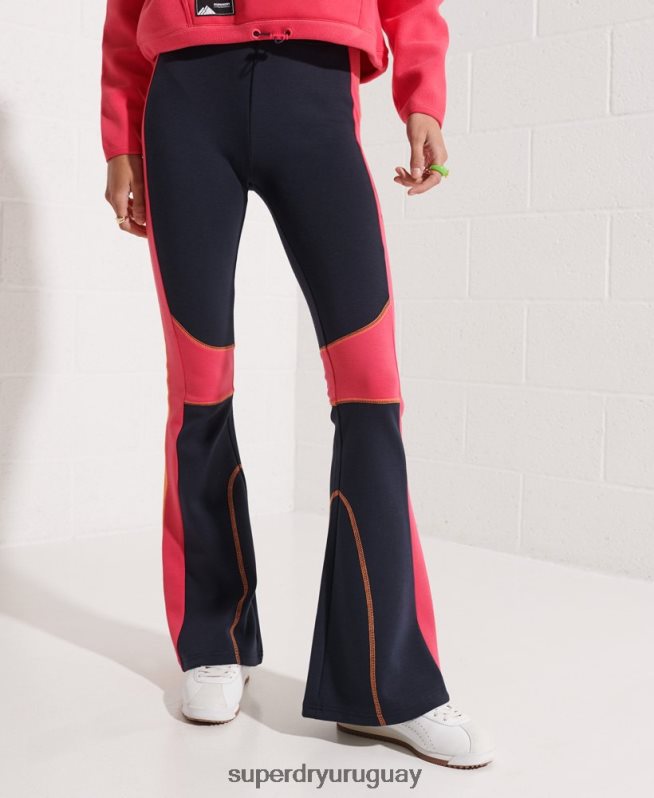 uy Superdry mujer Jogger acampanado elevado de montaña Armada DT2N8Z3948 ropa