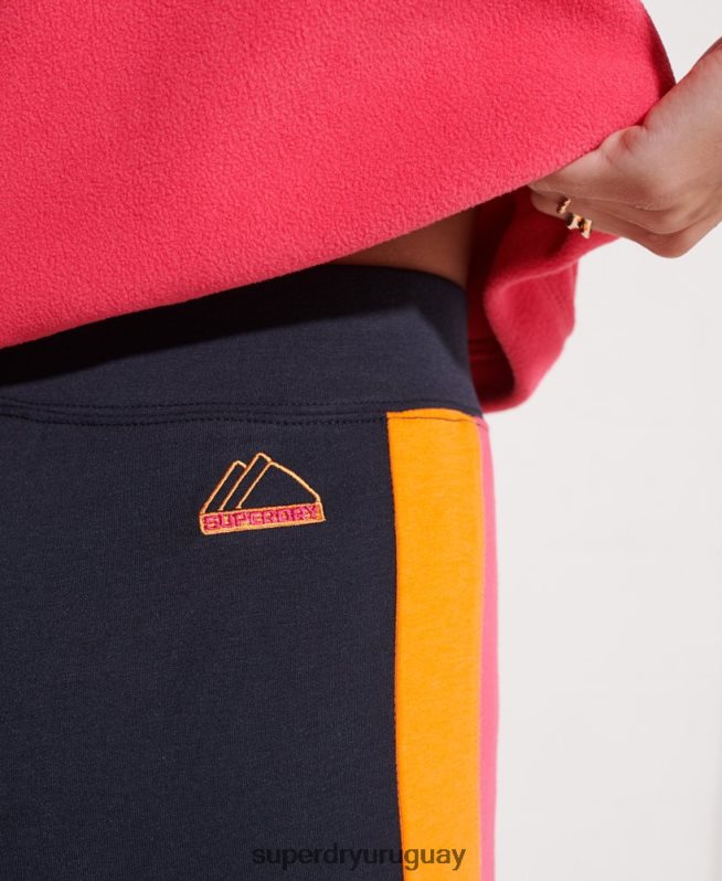 uy Superdry mujer Jogger acampanado elevado de montaña Armada DT2N8Z3948 ropa