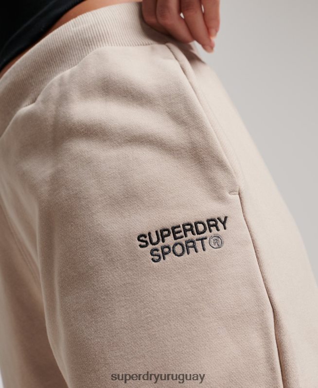 uy Superdry mujer corredores básicos beige DT2N8Z3905 ropa