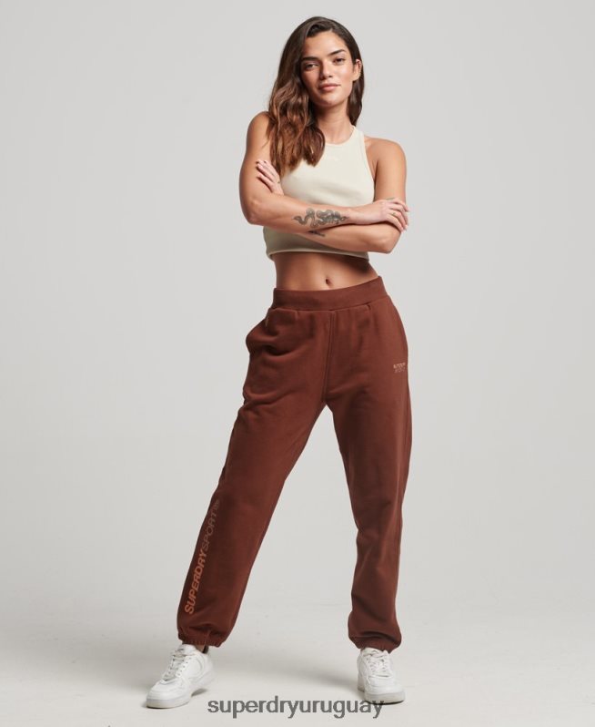 uy Superdry mujer corredores básicos marrón DT2N8Z3899 ropa