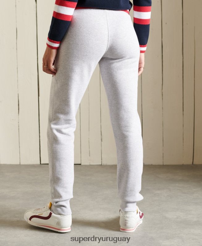 uy Superdry mujer corredores universitarios gris claro DT2N8Z3934 ropa