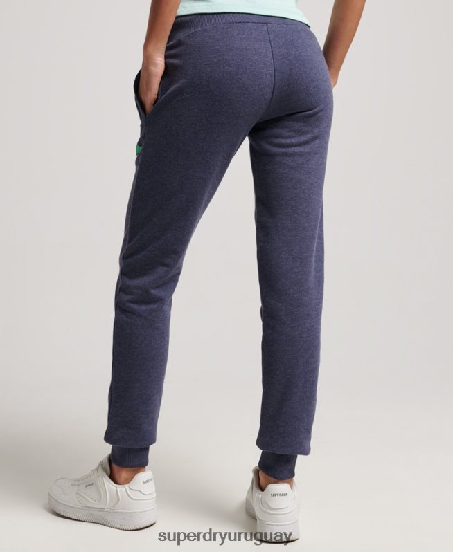 uy Superdry mujer joggers cali sin cepillar con aberturas Armada DT2N8Z3916 ropa