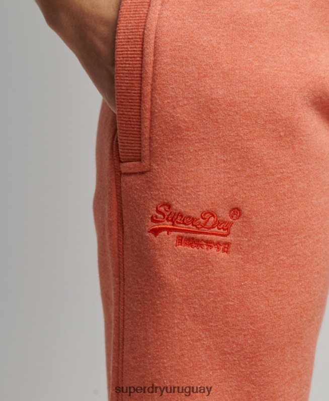 uy Superdry mujer joggers con logo bordado coral DT2N8Z3913 ropa