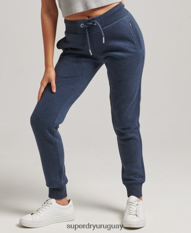 uy Superdry mujer joggers de algodón orgánico con logo Armada DT2N8Z3912 ropa