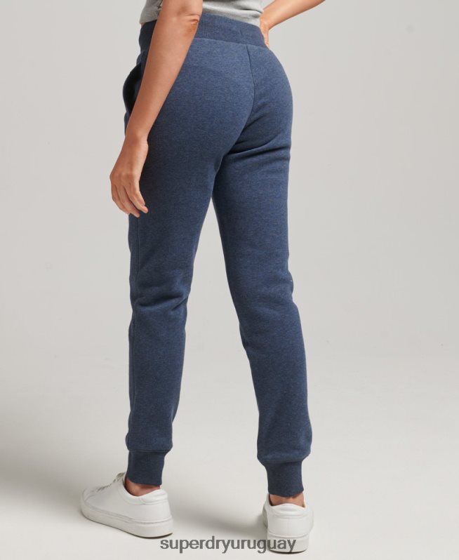 uy Superdry mujer joggers de algodón orgánico con logo Armada DT2N8Z3912 ropa