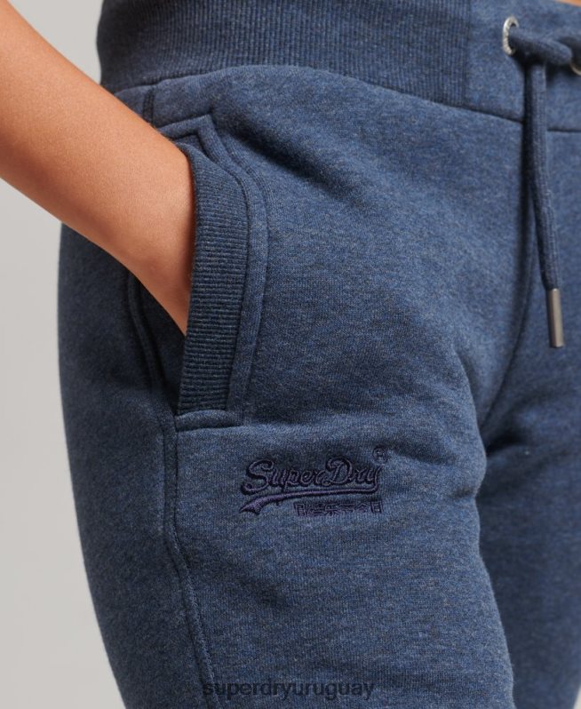 uy Superdry mujer joggers de algodón orgánico con logo Armada DT2N8Z3912 ropa