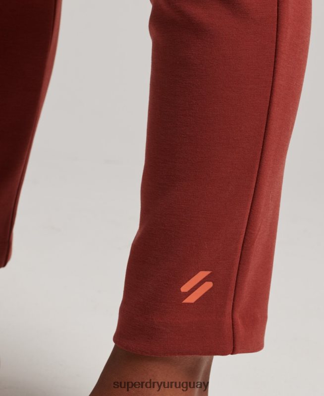 uy Superdry mujer joggers de vestir flexibles marrón DT2N8Z3914 ropa