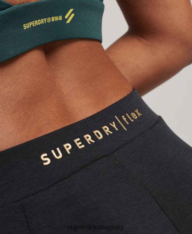 uy Superdry mujer joggers de vestir flexibles negro DT2N8Z3923 ropa