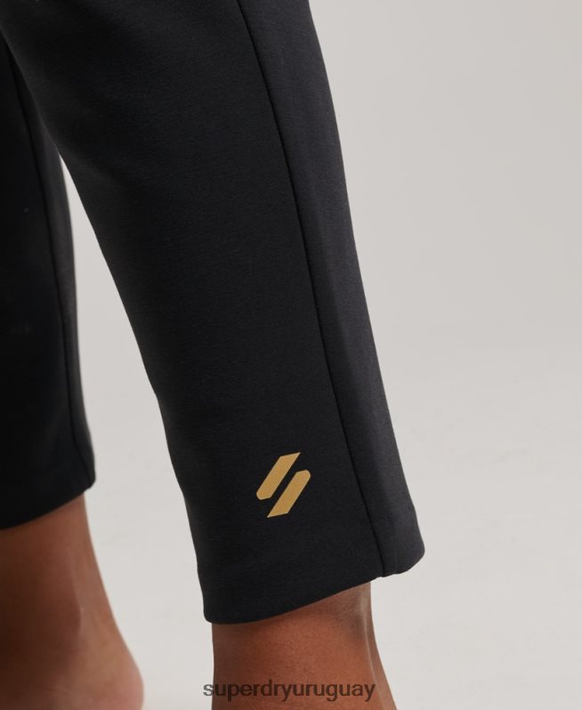 uy Superdry mujer joggers de vestir flexibles negro DT2N8Z3923 ropa