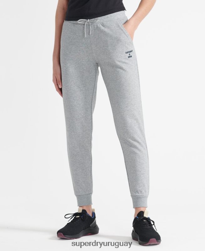 uy Superdry mujer joggers deportivos básicos de entrenamiento gris DT2N8Z3933 ropa