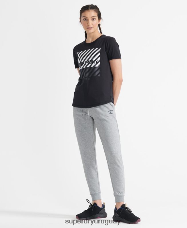 uy Superdry mujer joggers deportivos básicos de entrenamiento gris DT2N8Z3933 ropa