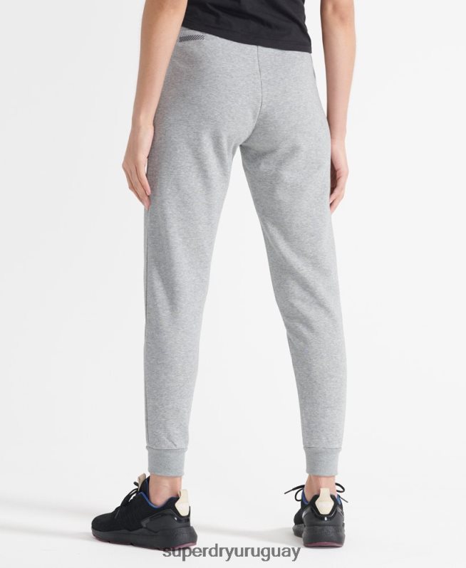 uy Superdry mujer joggers deportivos básicos de entrenamiento gris DT2N8Z3933 ropa