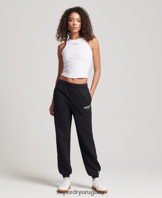 uy Superdry mujer joggers deportivos básicos negro DT2N8Z3895 ropa