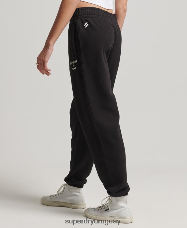 uy Superdry mujer joggers deportivos básicos negro DT2N8Z3940 ropa
